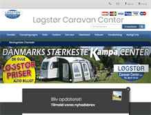 Tablet Screenshot of logstor-caravan.dk